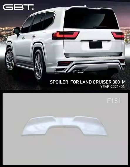 Спойлер Modelista Чорний для Toyota Land Cruiser 300 2021- рр | Зображення 1