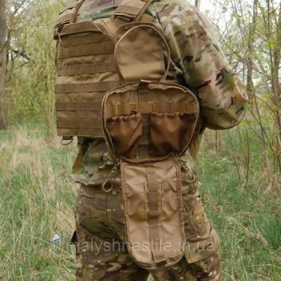 Підсумок-аптечка (швидкий скид) Kiborg GU Cordura Coyote | Зображення 8
