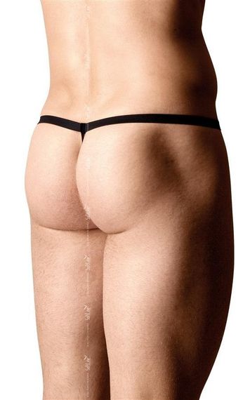 Чоловічі стрінги - Mens Thong 4527, black - S-L sexstyle | Зображення 1