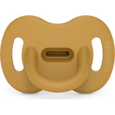 Пустышка Suavinex Colour Essence силиконовая физиологическая, 0-6 мес. желтая (308095)