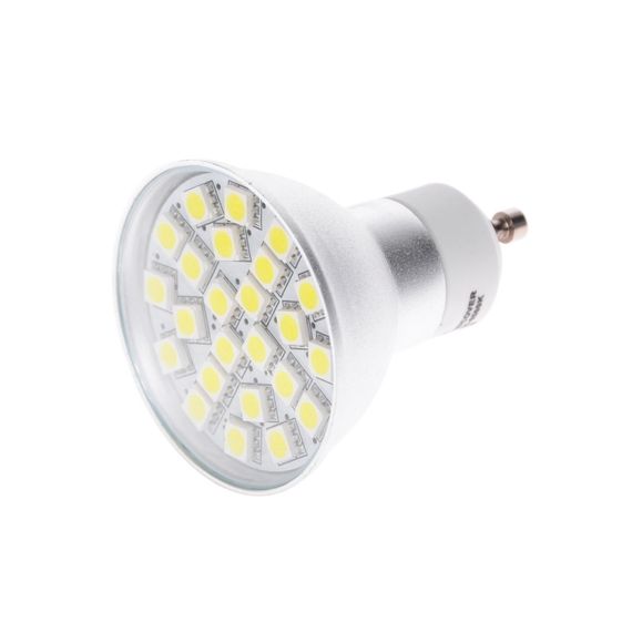 Лампа светодиодная LED 3.3W GU10 CW MR16 (LedLumen) 220V