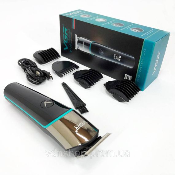 Електромашинка для волосся VGR V-291, Машинка для підстригання Машинка стрижки з безліччю насадок IB-84 | Зображення 6