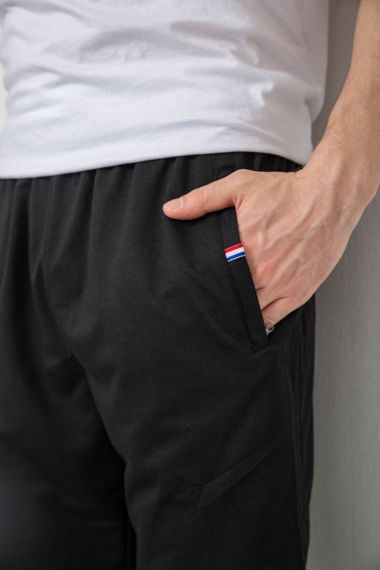 Спорт штани чоловічі, колір чорний, 244R41745 | Зображення 4