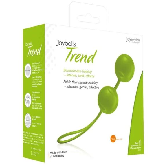 Вагинальные шарики JOYDivision Joyballs Trend, зеленые sexstyle | Зображення 1