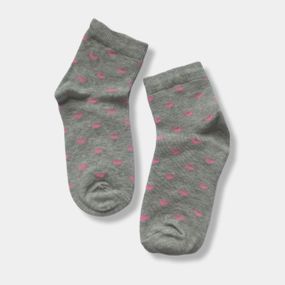 Шкарпетки для дівчинки з принтом серця Twinsocks 18-20(27-32), 22-24(33-37)