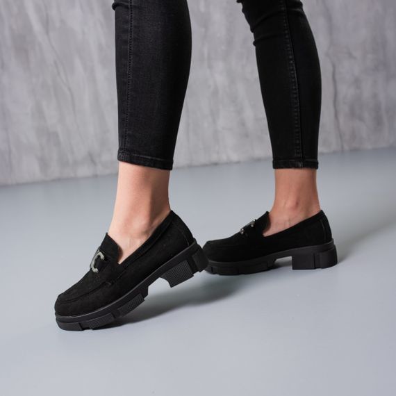 Броги женские Fashion Kingdom 3750 41 размер 26 см Черный | Зображення 6