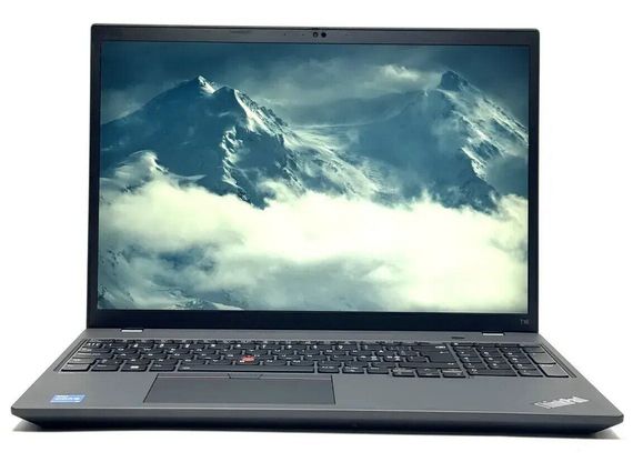 Ультрабук Lenovo ThinkPad T16 Gen 2 / 16" (1920x1200) IPS / Intel Core i5-1335U (10 (12) ядер по 1.3 - 4.6 GHz) / 16 GB DDR5 / 256 GB SSD / Intel Iris Xe Graphics / WebCam / Win 11 б/в | Зображення 1