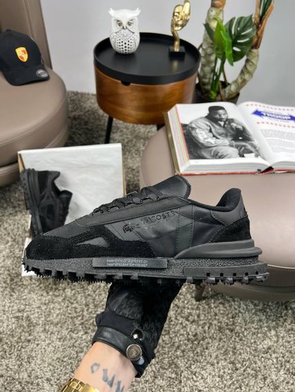 Чоловічі кросівки Lacoste Elite Active PRM All Black (топ якість) A4394 42 26.5 | Зображення 6