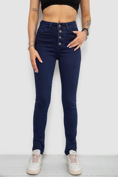 Джинси жіночі Skinny, колір синій, 182R4361