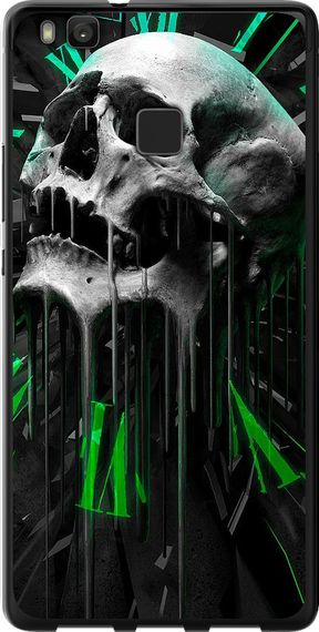 Чехол на Huawei P9 Lite Череп-часы "4100u-298-17620"