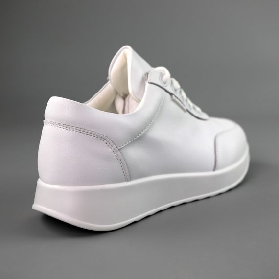 Кросівки жіночі шкіряні 591414 Білі 36 37 38 39 40 41 | Зображення 5