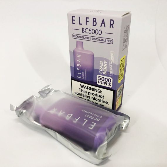 Elf Bar BC5000 смак Ягоди (Crazi Berry) | Зображення 2