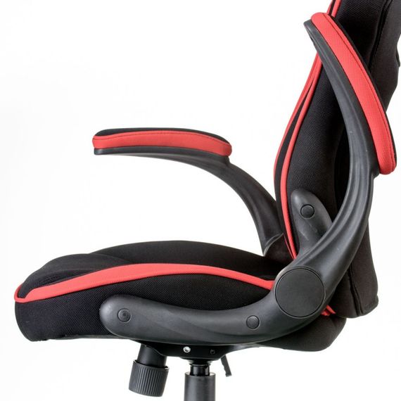 Офисное кресло - геймерское кресло Prime black - red экокожа | Зображення 4