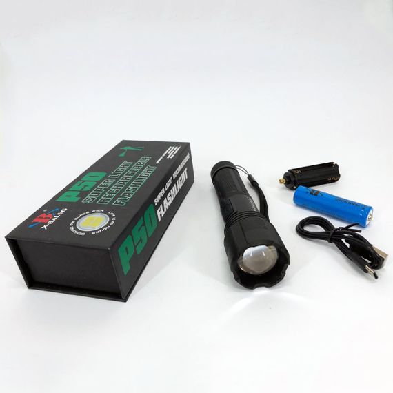 Фонарик ручной тактический Bailong BL-Z01-P50, сверхмощный фонарик, тактические фонари для охоты | Зображення 8
