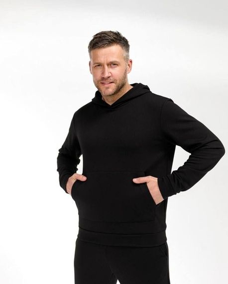 Мужской спортивный костюм SOLINNA Mod 105, комплект худые + брюки,  46–60 Черный, 58–60 | Зображення 7