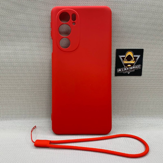 Чохол Motorola Edge 30 Pro SoftTouch Silicone Протиударний чохол софт тач Червоний