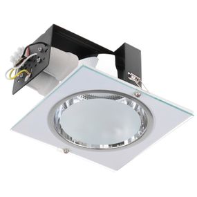 Світильник Downlight стельовий вбудований DL-24/2x60W WH E27 Brille 154203