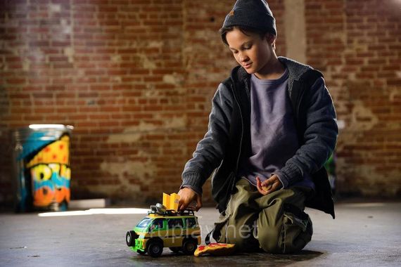 Черепашки-ниндзя Боевая машина Фургон доставки пиццы на радиоуправлении Оригинал TMNT Pizza Blaster RC Vehicle | Зображення 8