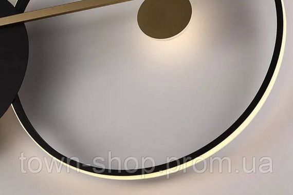 Бра настенное LED B95-bk-gd-k Черный 46х80х6 см. | Зображення 3
