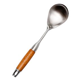 Ложка для риса 32.5 (см) из нержавейки с деревянной ручкой HP-8-42