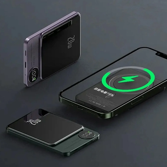 Портативное зарядное устройство Power Bank Q9 5000 mAh ∙ Беспроводной повербанк с технологией Power Bank Q9 5000 mAh | Зображення 4
