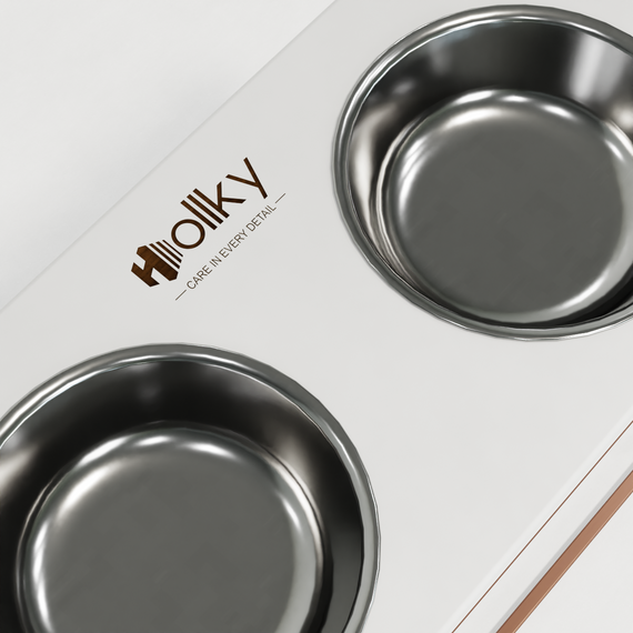 Миски на подставке для больших собак Hollky Base XL40 (2 × 1,8 л) BXL40-522640-GLWH | Зображення 6