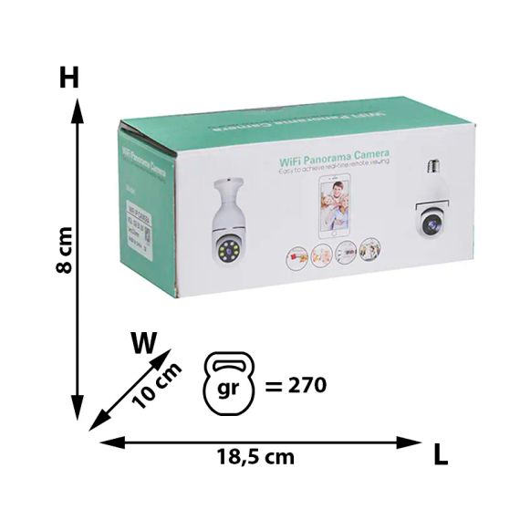 Наружная Wi-Fi камера E280-1080P на 2 мегапикселя | Зображення 3