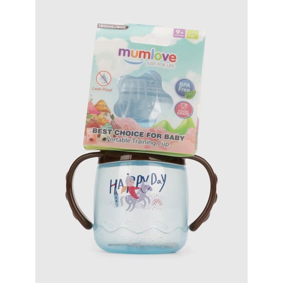 Поїльник з силіконовим носиком MGZ-0314(Blue) 180 мл | Зображення 1