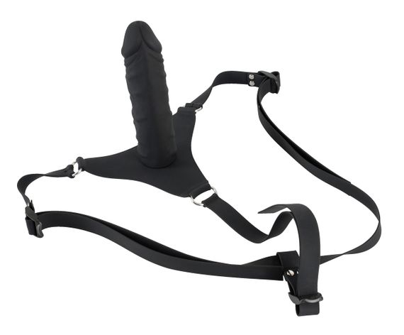 Силіконовий страпон на ремені Silicone Strap-On sexstyle | Зображення 8