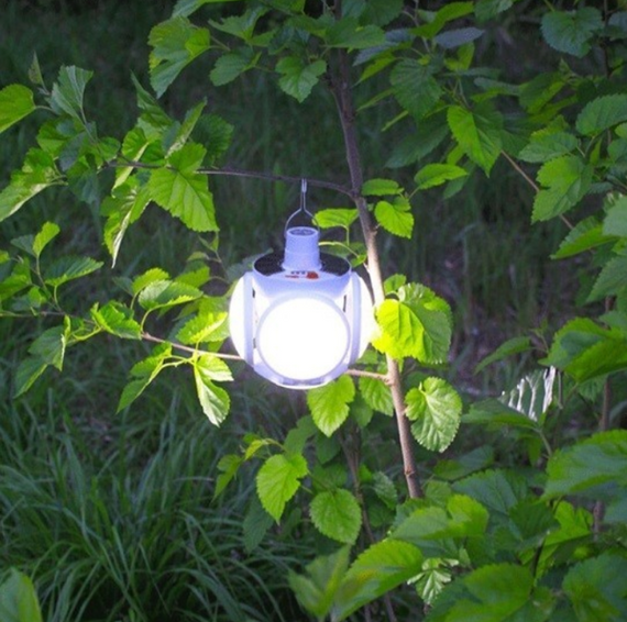 Лампа для кемпінгу BL-2029 акумуляторна на сонячній батареї з USB зарядкою   знижка | Зображення 9