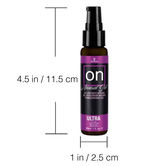 Збуджувальний гель для клітора Sensuva ON for Her Arousal Gel Ultra (29 мл) рідкий вібратор Sex Aura | Зображення 2