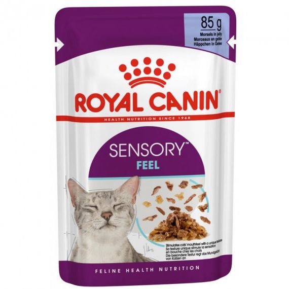 Корм Royal Canin Sensory Feel Jelly влажный для привередливых котов 85 гр