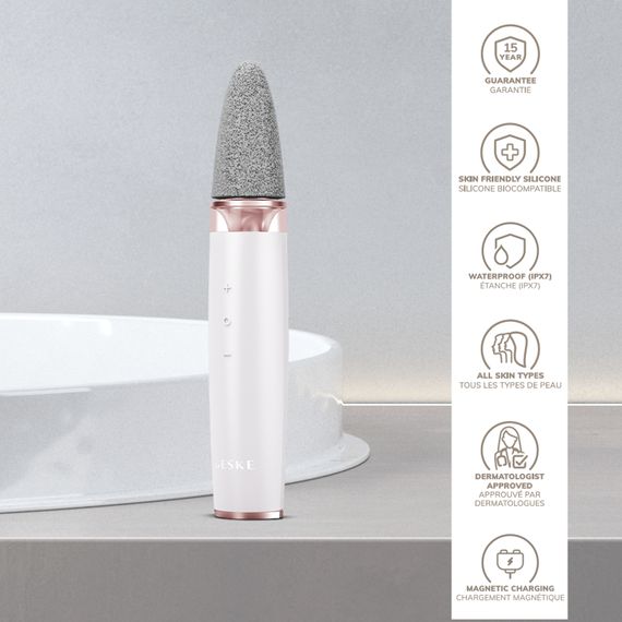 Шліфувальна пилка для стоп з додатковими насадками GESKE Electric Pumice Foot Smoothing Multi-Pen 8в1 black, Бронзовий | Зображення 2