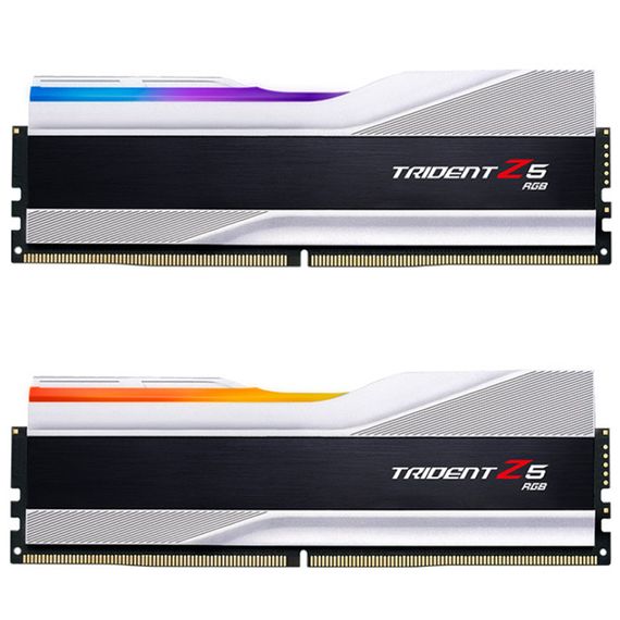 Модуль пам&#039;яті для комп&#039;ютера DDR5 32GB (2x16GB) 7200 MHz Trident Z5 RGB Matte White G.Skill (F5-7200J3445G16GX2-TZ5RW)