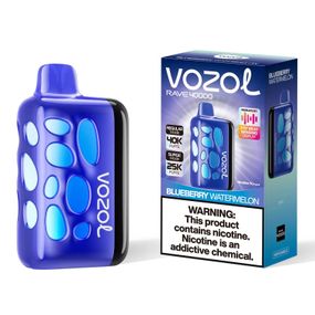 Vozol Rave 40000. Черника Арбуз (Blueberry Watermelon)