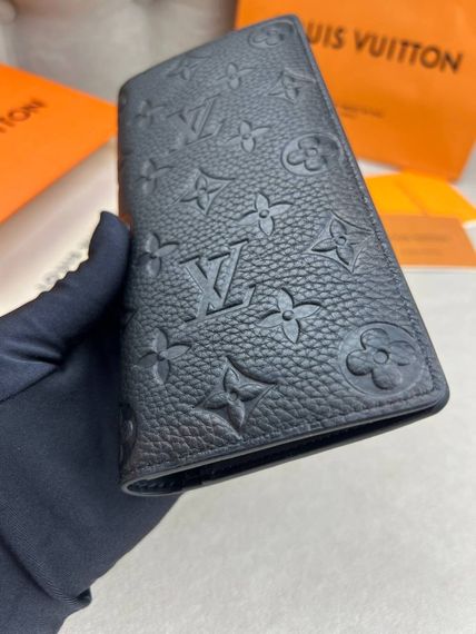 Гаманець чорний Louis Vuitton Brazza Monogram k420 | Зображення 2
