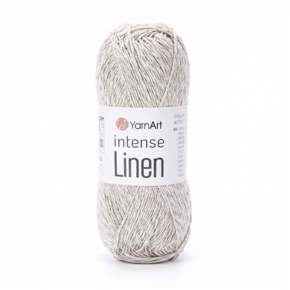 Пряжа Intense Linen 4100 (Інтенс Лінен) 45% льон 55% віскоза 50 г / 175 м (Fine)