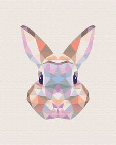 Кролик в мозаїці