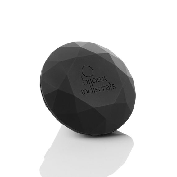Вибромассажер бриллиант Bijoux Indiscrets - Twenty One Black, стильный аксессуар для дамской сумочки, Черный