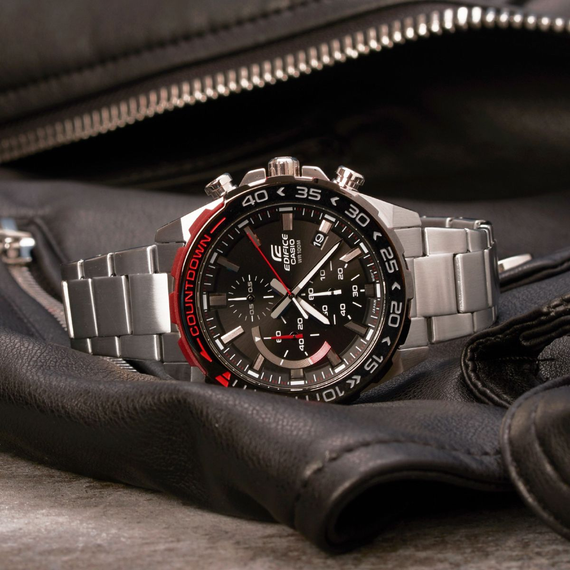 Годинники наручні чоловічі класичні японські оригінальні Casio Edifice EFR-566DB-1AVUEF (модуль 5579) | Зображення 6