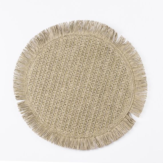 Серветка сервірувальна на стіл кругла Ø38 (см) під тарілки Зелена HP-35-7GR | Зображення 2