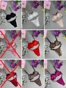Женский Купальник - комплект Victoria`s Secret со стрингами Женский купальник Виктория Сикрет Премиум Качества 38C