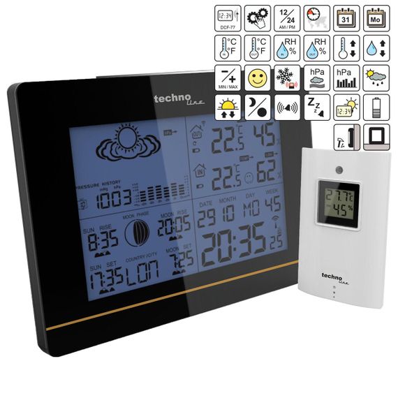 Метеостанція Technoline WS6750 Black (WS6750) | Зображення 8