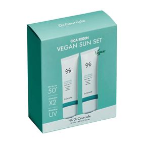 Набор солнцезащитных кремов с центеллой Dr. Ceuracle Cica Regen Vegan Sun Duo Set (2*50 ml)