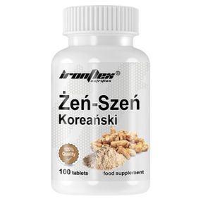 Натуральна добавка для спорту IronFlex Ginseng Korean 100 Tabs