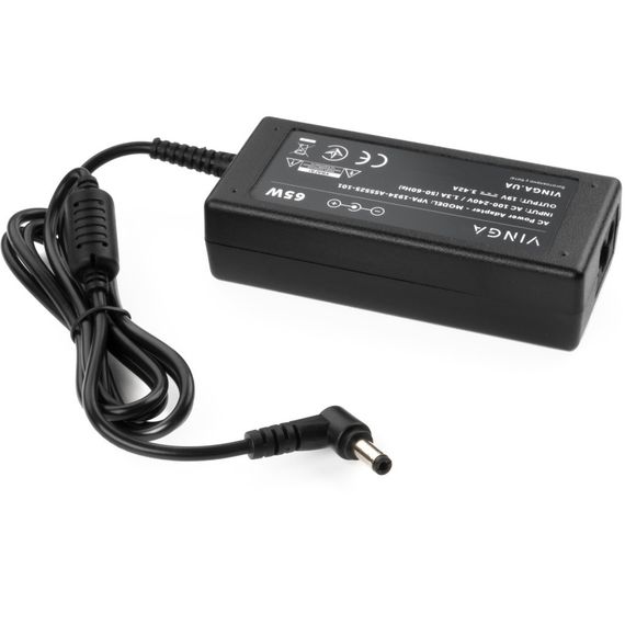 Блок живлення до ноутбуку Vinga ASUS 65W 19V 3,42A 5.5*2.5 (VPA-1934-AS5525-101) | Зображення 3
