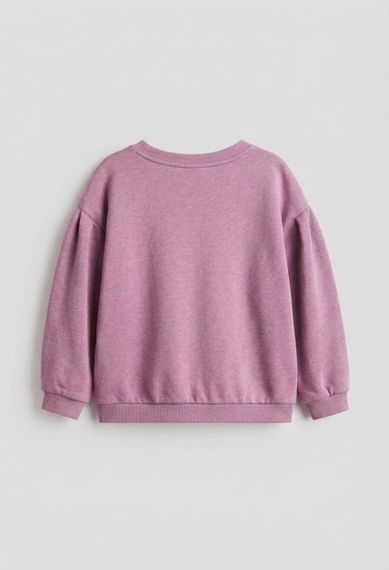 Дитячий світшот для дівчинки H&M 110-116 см Бузковий (26062205C1) | Зображення 1
