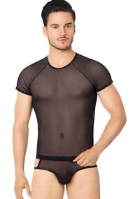 Комплект Softline Shirt and Shorts 4607 Чорний M/L