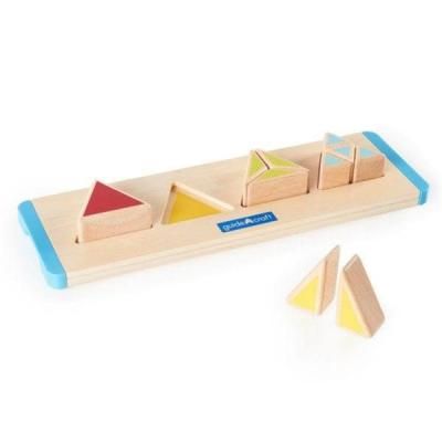 Розвиваюча іграшка Guidecraft Сортер Manipulatives Трикутники (G6745) | Зображення 1