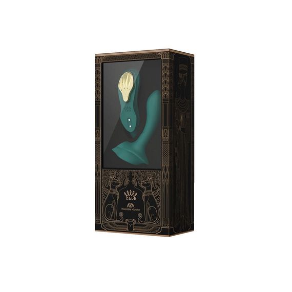 Смарт-вібратор в трусики Zalo AYA, насадка та пульт ДУ Turquoise Green | Зображення 7